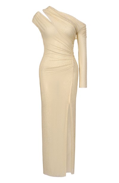 Женское платье с отделкой стразами SELF-PORTRAIT, арт. SS25169MY