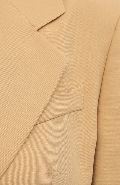 Жакет NANUSHKA светло-бежевого цвета по цене 89950 руб., арт. LYDIA_STRAW_FSC TENCEL, фото 5 Жакет NANUSHKA, арт. LYDIA_STRAW_FSC TENCEL, фото 5