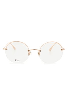 Женские оправа DIOR EYEWEAR золотого цвета, арт. STELLAIRE012 DDB | Фото 3 (Региональные ограничения белый список (Axapta Mercury): RU; Тип очков: Оправа; Оптика Гендер: оптика-женское; Очки форма: Круглые)