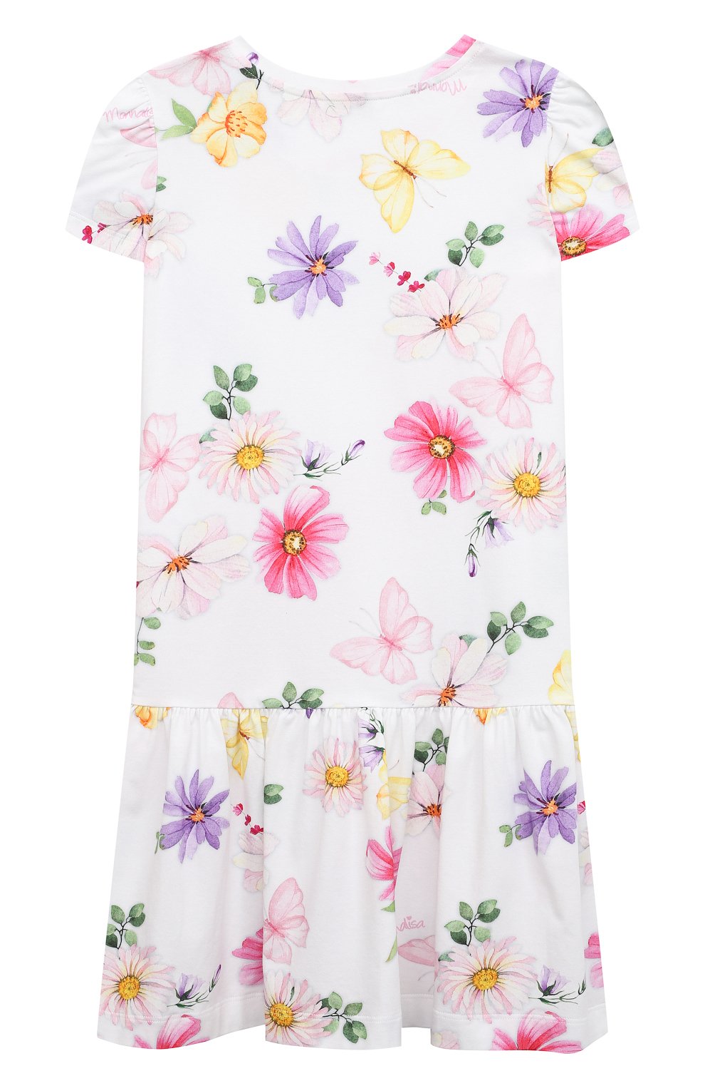 Хлопковое платье MONNALISA, арт. 11A917, фото 2