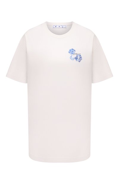 Женская хлопковая футболка OFF-WHITE, арт. 0WAA089F21JER002