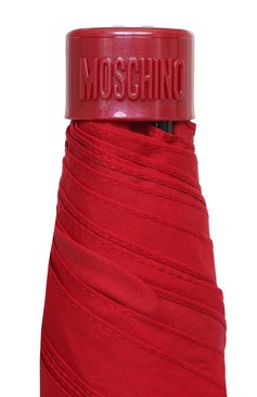 Женский складной зонт MOSCHINO красного цвета, арт. 8014-SUPERMINI | Фото 5 (Материал: Текстиль, Металл, Синтетический материал; Нос: Не проставлено; Материал сплава: Проставлено)