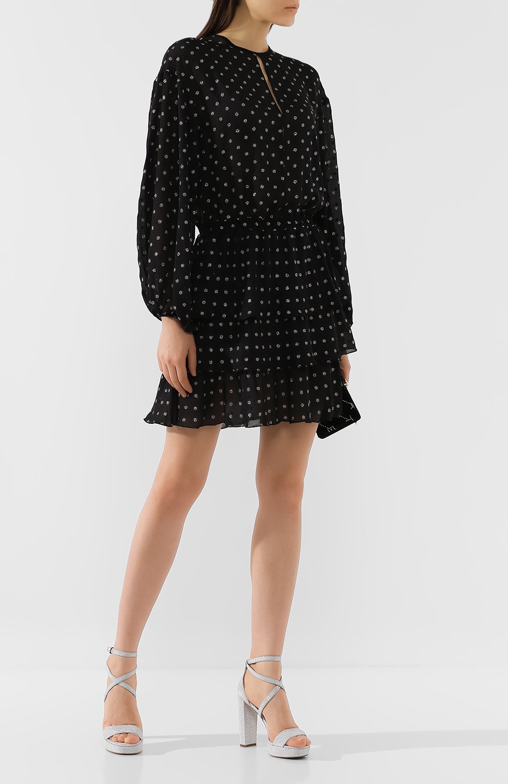 Мини-платье MSGM черного цвета по цене 59050 руб., арт. 2743MDA12 195703, фото 2 Мини-платье MSGM, арт. 2743MDA12 195703, фото 2