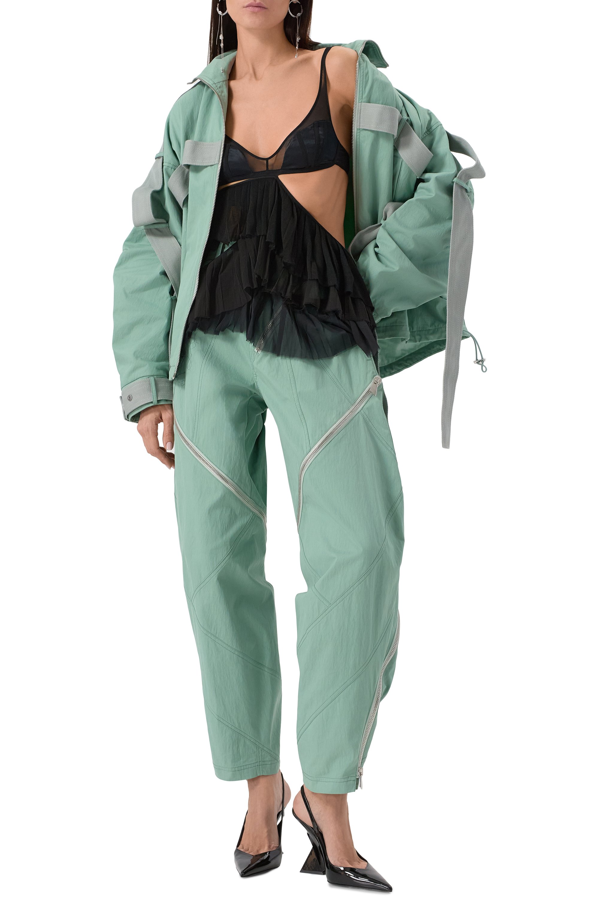 Топ из вискозы THE ATTICO, арт. 250WCI00017/MIX043AA, фото 2