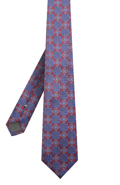 Шелковый галстук CANALI синего цвета по цене 14650 руб., арт. 18/HJ02866, фото 2 Шелковый галстук CANALI, арт. 18/HJ02866, фото 2