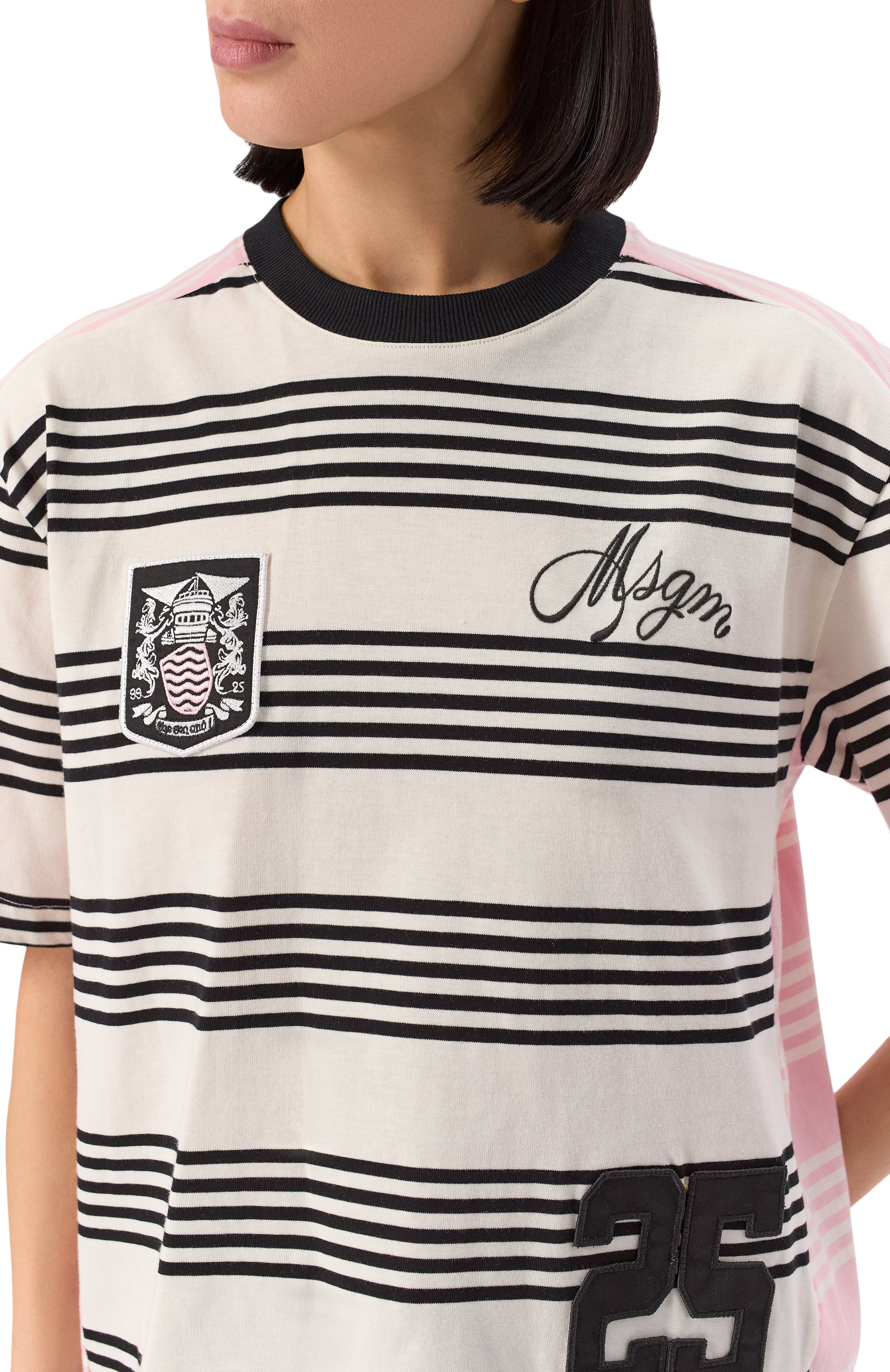 Хлопковая футболка MSGM, арт. 3841MDM106/257128, фото 5