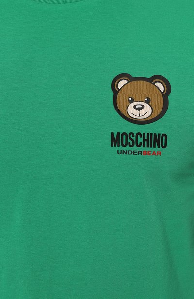 Хлопковая футболка MOSCHINO, арт. A0788/4410, фото 5