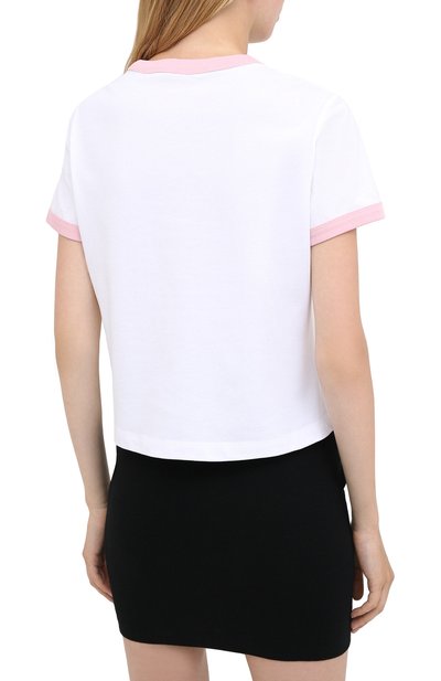 Хлопковая футболка ALEXANDERWANG.T розового цвета по цене 15500 руб., арт. 4CC2201125, фото 4 Хлопковая футболка ALEXANDERWANG.T, арт. 4CC2201125, фото 4