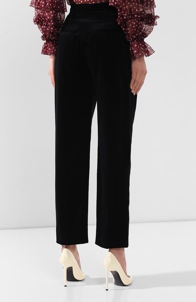 Бархатные брюки DOLCE & GABBANA, арт. FTA9ZT/FUVJZ, фото 4