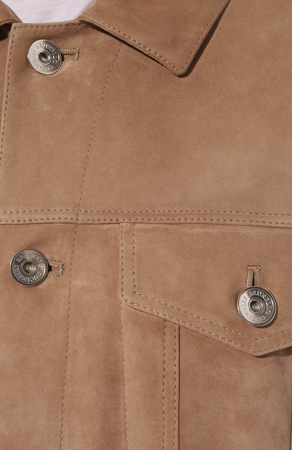 Замшевая куртка-рубашка BRUNELLO CUCINELLI, арт. MPCLL1919, фото 5