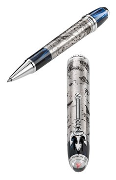 Мужского ручка-роллер MONTEGRAPPA бесцветного цвета, арт. ISFMNRSE | Фото 3 (Но�с: Не проставлено; Региональные ограничения белый список (Axapta Mercury): Не проставлено; Материал сплава: Серебро)