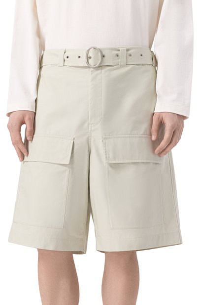 Хлопковые шорты JIL SANDER, арт. J47KA0278-J45296, фото 3