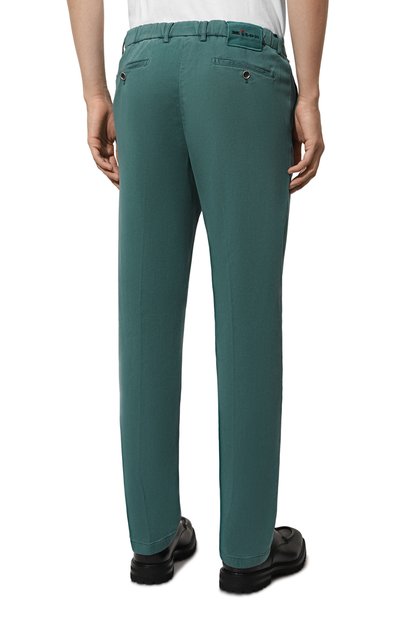 Брюки KITON бирюзового цвета по цене 93300 руб., арт. UFPPEK0607D, фото 4 Брюки KITON, арт. UFPPEK0607D, фото 4