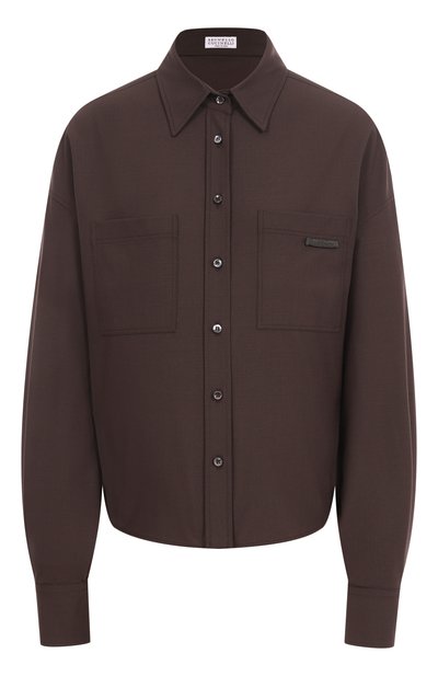 Шерстяная рубашка BRUNELLO CUCINELLI, арт. MPW07NB206, фото 1