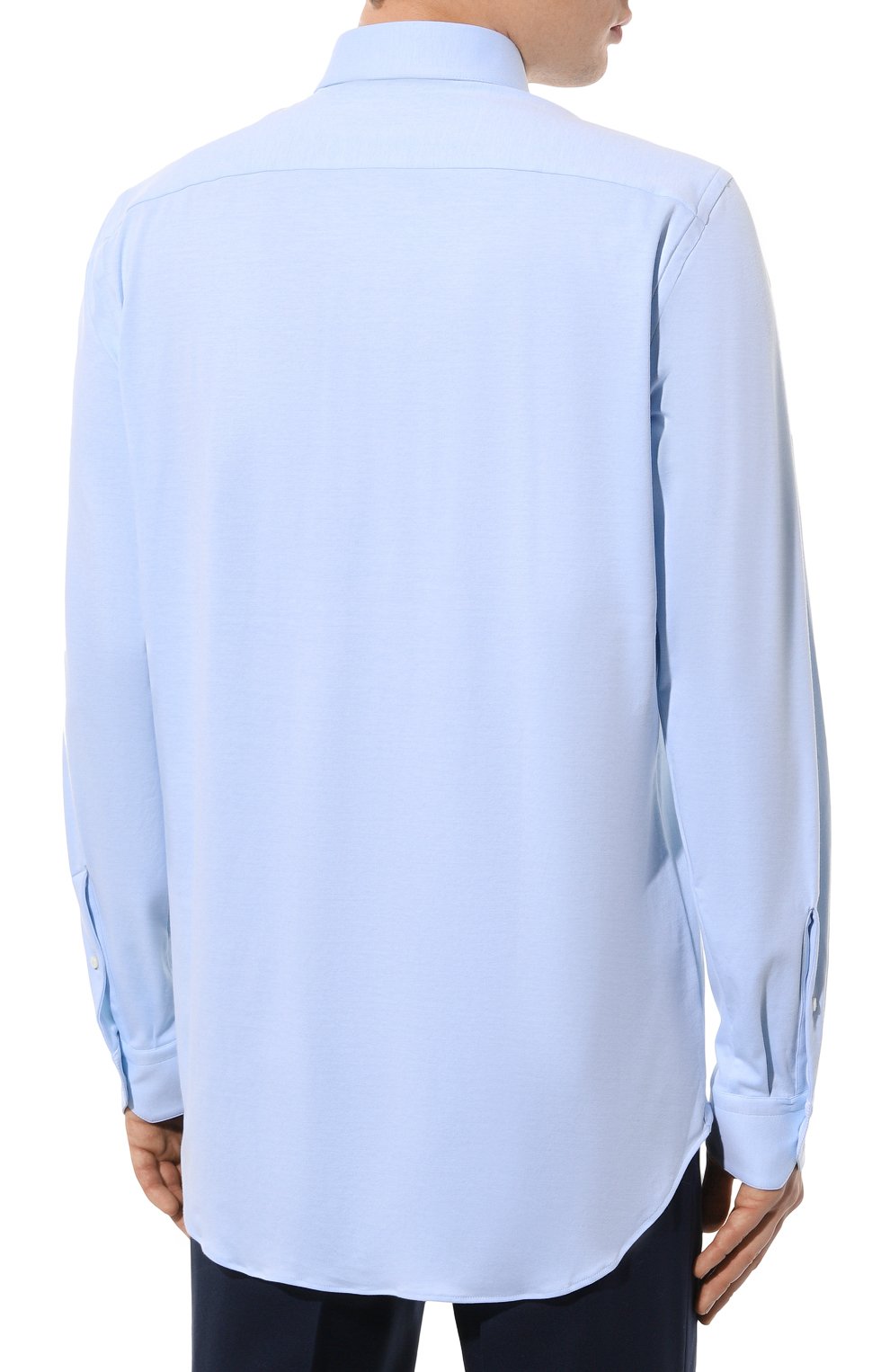 Рубашка ZILLI голубого цвета по цене 79150 руб., арт. CLAF01ZS00P51ZS410816, фото 4 Рубашка ZILLI, арт. CLAF01ZS00P51ZS410816, фото 4
