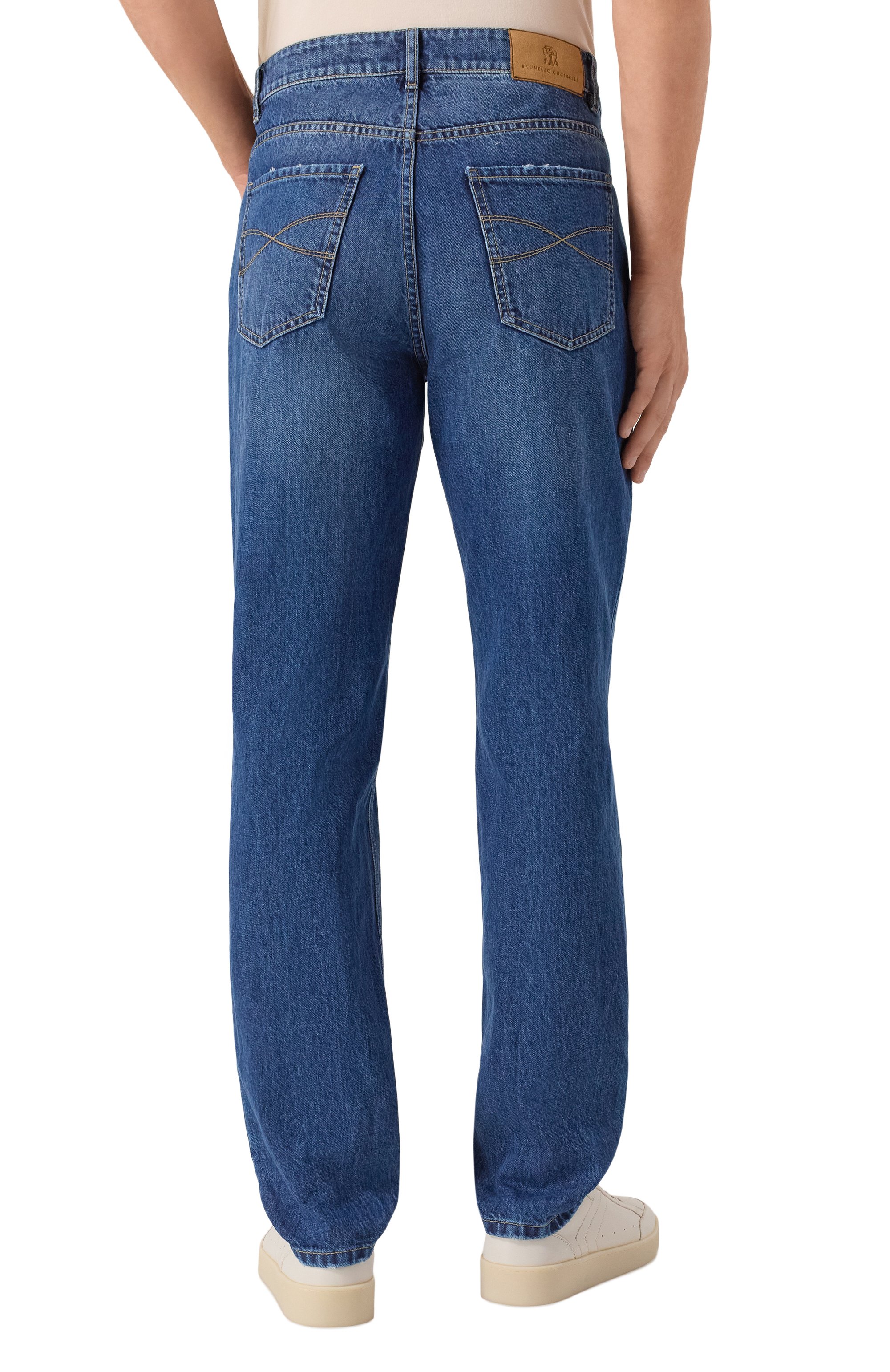 Джинсы traditional fit BRUNELLO CUCINELLI, арт. M241PB3210, фото 4