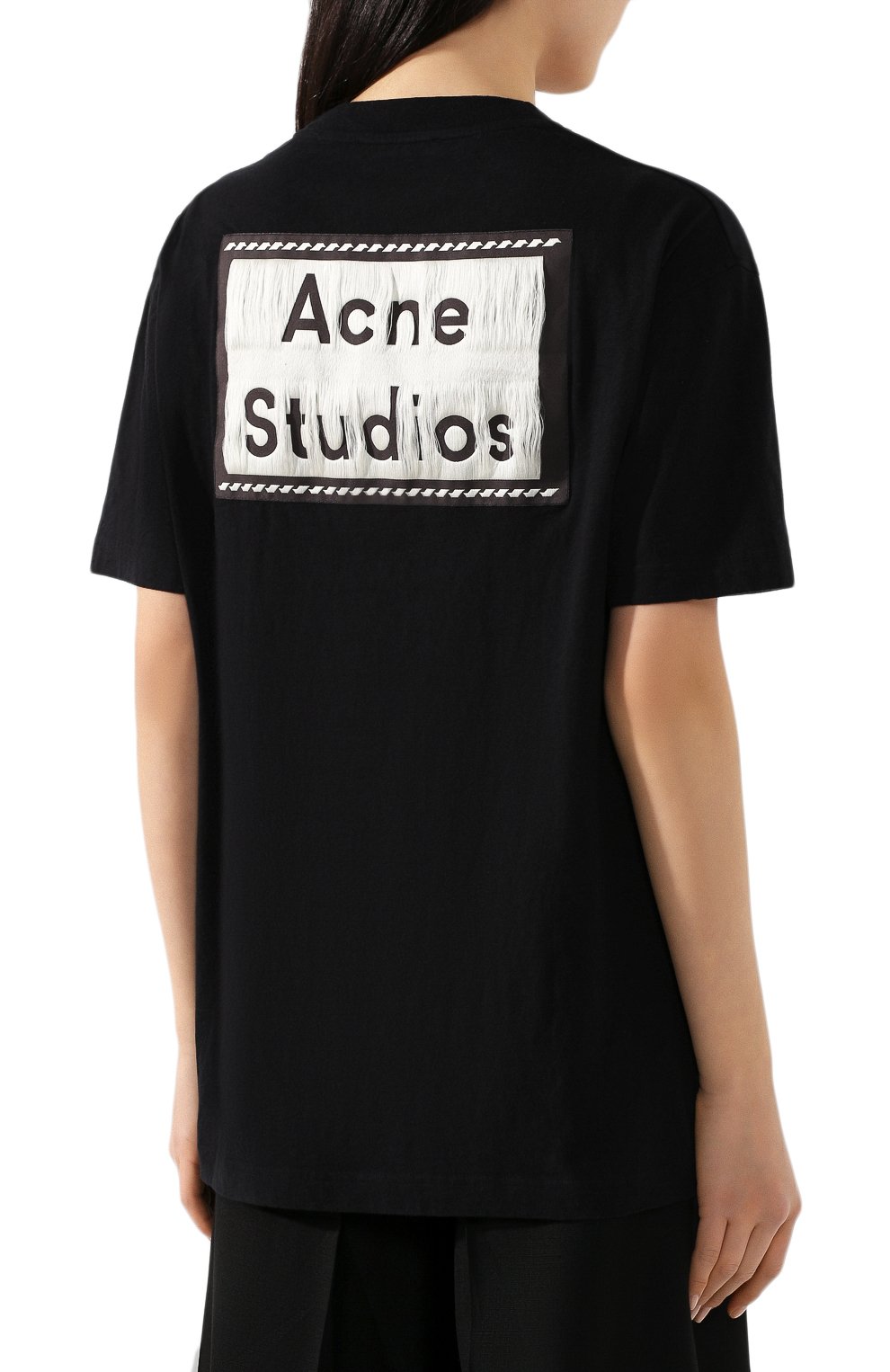Хлопковая футболка ACNE STUDIOS, арт. AL0119/W, фото 4