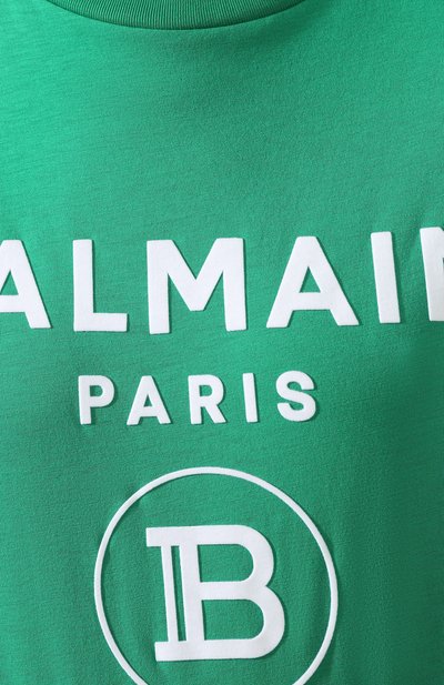 Хлопковая футболка BALMAIN, арт. TF01350/I386, фото 5