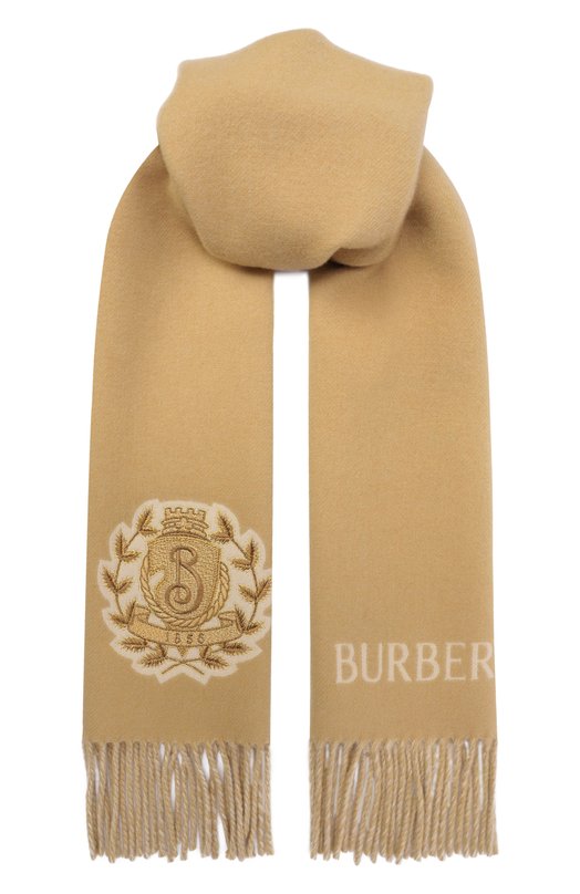 Кашемировый шарф Burberry 8119568 Бежевый 8119568