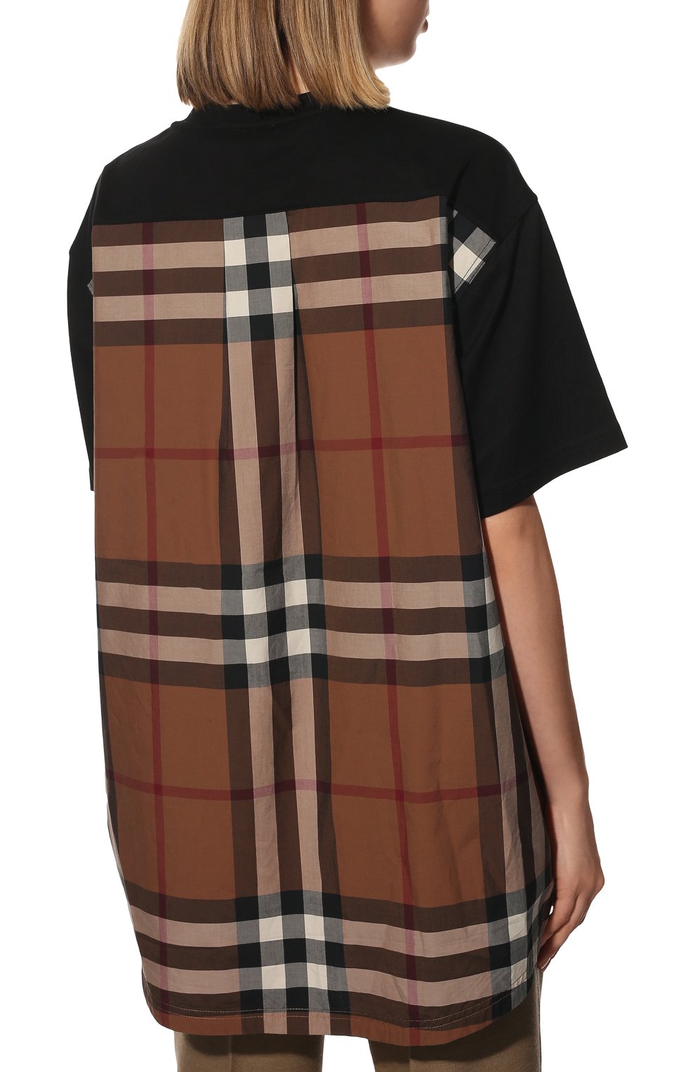 Хлопковая футболка BURBERRY, арт. 8044962, фото 4