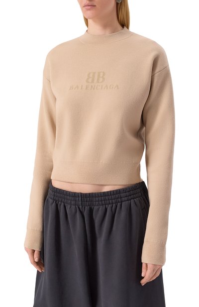 Пуловер из шерсти и хлопка BALENCIAGA, арт. 818418/T1725, фото 3