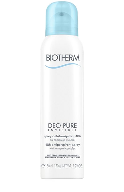 Дезодорант-аэрозоль deo pure invisible (150ml) BIOTHERM, арт. 3605540856703, фото 1