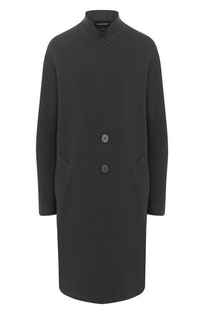 Женское пальто из смеси шерсти и хлопка EMPORIO ARMANI, арт. 6G2LT2/2M11Z