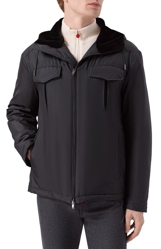 Шелковая куртка MVST M25.1PM.0003/ZEGNA SILKY Чёрный  M25.1PM.0003/ZEGNA SILKY Фото 3