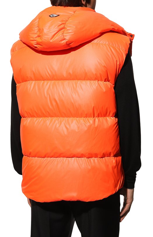 Пуховый жилет MIRA Оранжевый, фото 4
