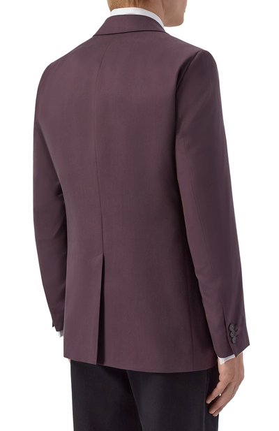 Пиджак из лиоцелла BOSS темно-коричневого цвета по цене 75950 руб., арт. 50562362, фото 4 Пиджак из лиоцелла BOSS, арт. 50562362, фото 4