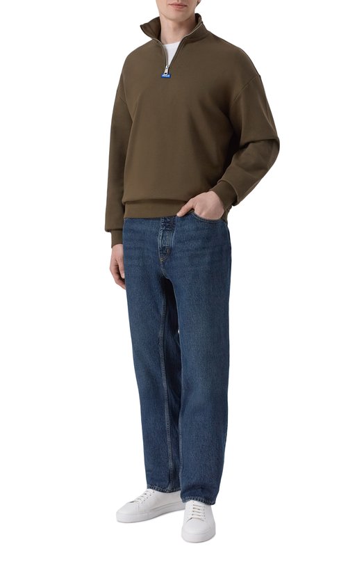 Хлопковый анорак HUGO Blue 50522367 Коричневый  50522367 Фото 2