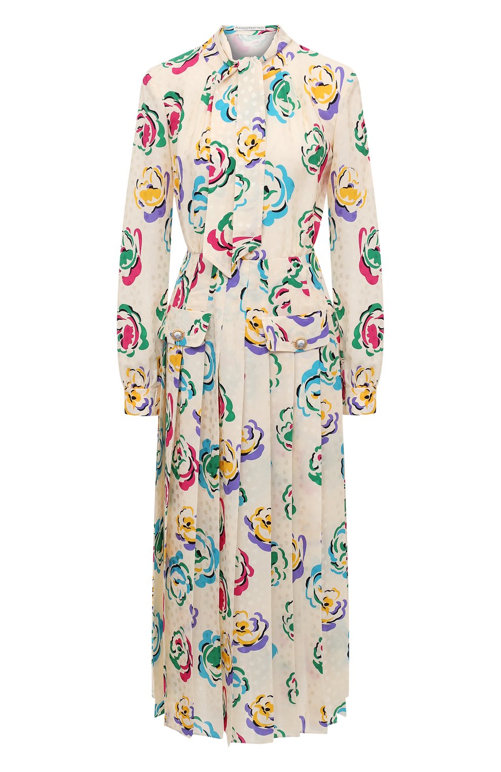 Шелковое платье ALESSANDRA RICH, арт. FAB2220-F2917, фото 1