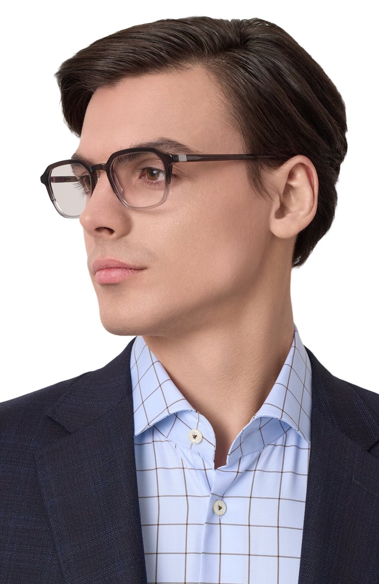 Мужские оправа MYKITA коричневого цвета, арт. JANAN/371 | Фото 2 (Региональные ограничения белый список (Axapta Mercury): Не проставлено; Нос: Не проставлено; Тип очков: Оправа; Кросс-КТ: Оправы-мужское; Материал: Пластик; Оптика Гендер: оптика-мужское)