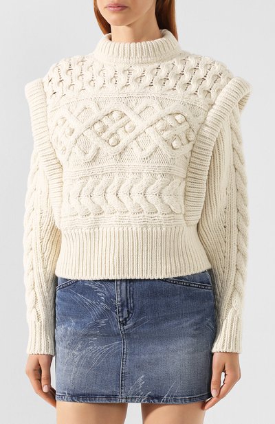 Шерстяной свитер ISABEL MARANT, арт. PU1156-19H040I/MILANE, фото 3