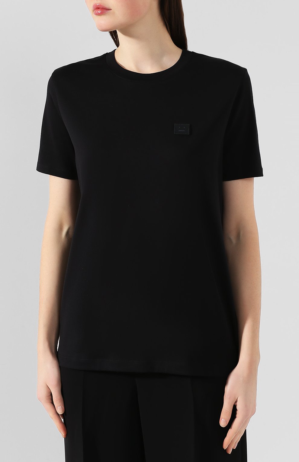 Хлопковая футболка ACNE STUDIOS, арт. AL0038/W, фото 3