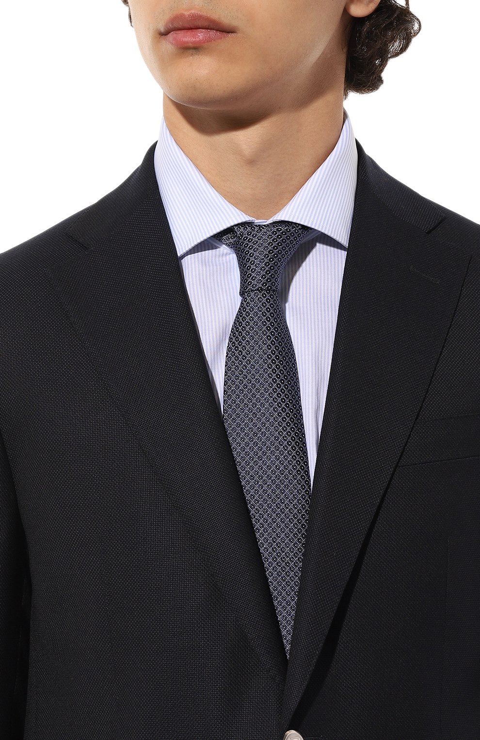 Шелковый галстук CORNELIANI, арт. 92U390-3820317, фото 2