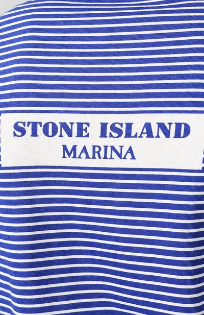 Хлопковый лонгслив STONE ISLAND, арт. 7015644X6, фото 5