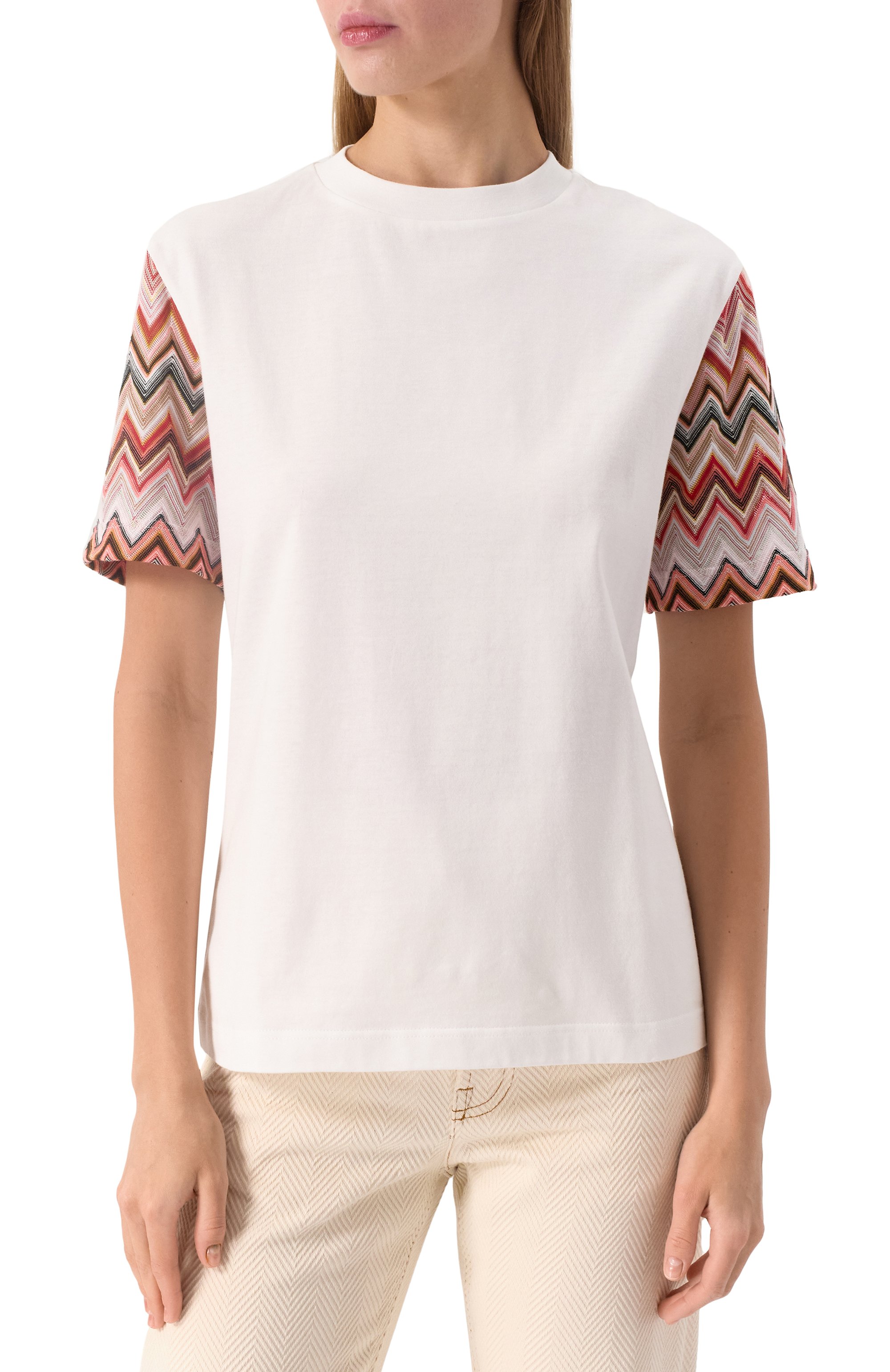 Футболка из хлопка и вискозы MISSONI, арт. DS25SL01/BJ00N7, фото 3
