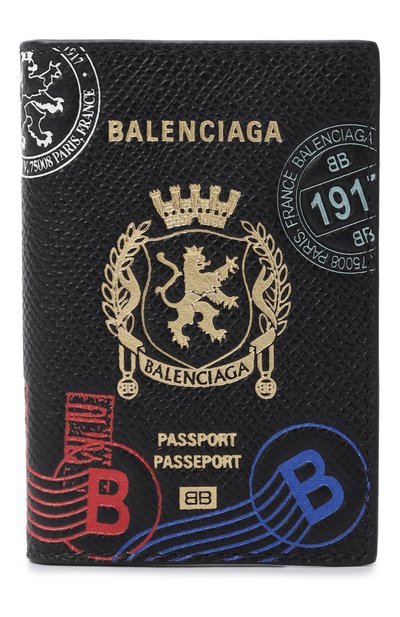 Мужской кожаный футляр для кредитных карт BALENCIAGA, арт. 866733/2ACGS