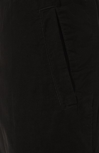 Вельветовые джоггеры JAMES PERSE черного цвета по цене 49950 руб., арт. MKUP1353/BLK, фото 5 Вельветовые джоггеры JAMES PERSE, арт. MKUP1353/BLK, фото 5