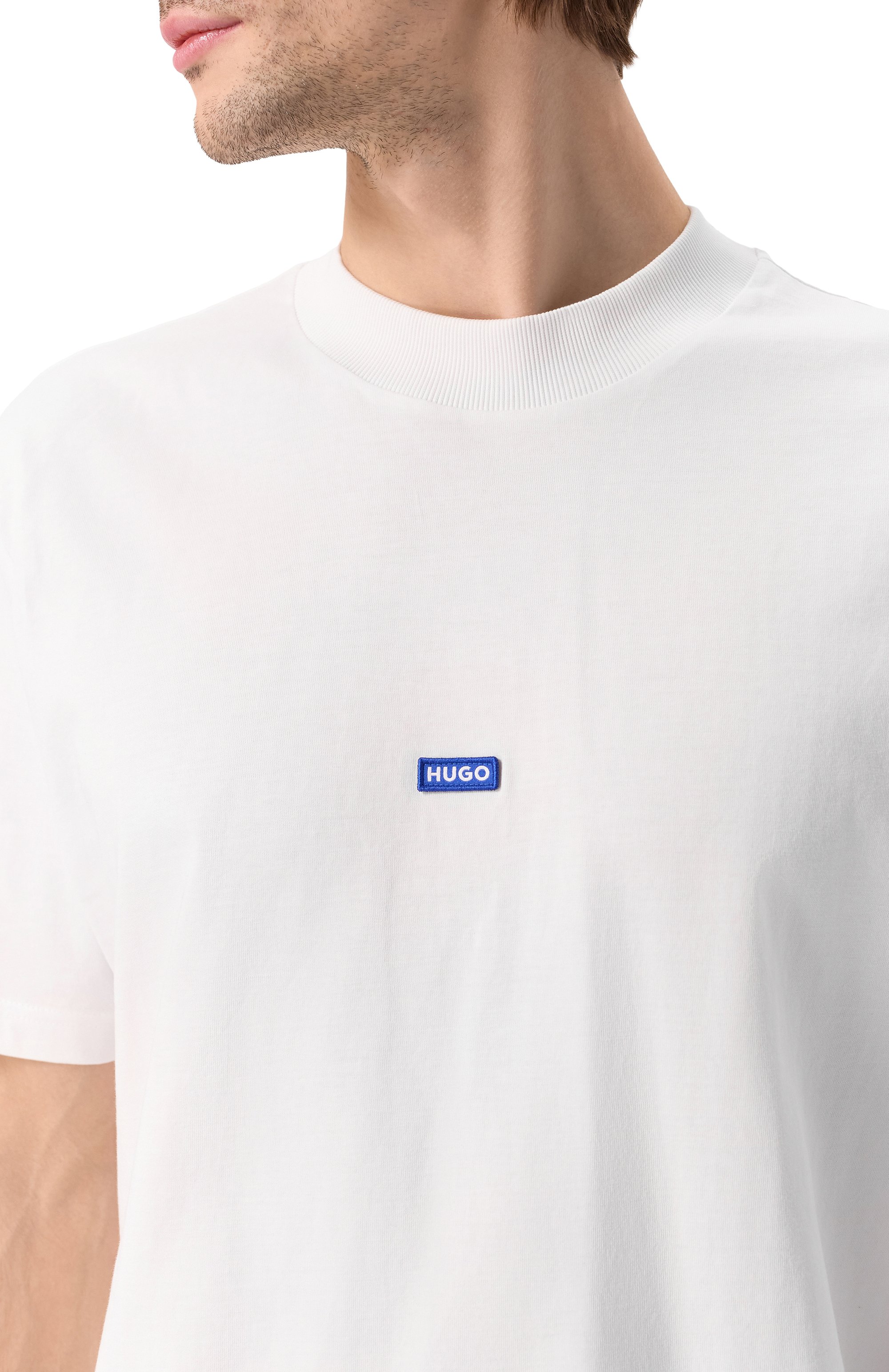 Хлопковая футболка HUGO BLUE, арт. 50509991, фото 5