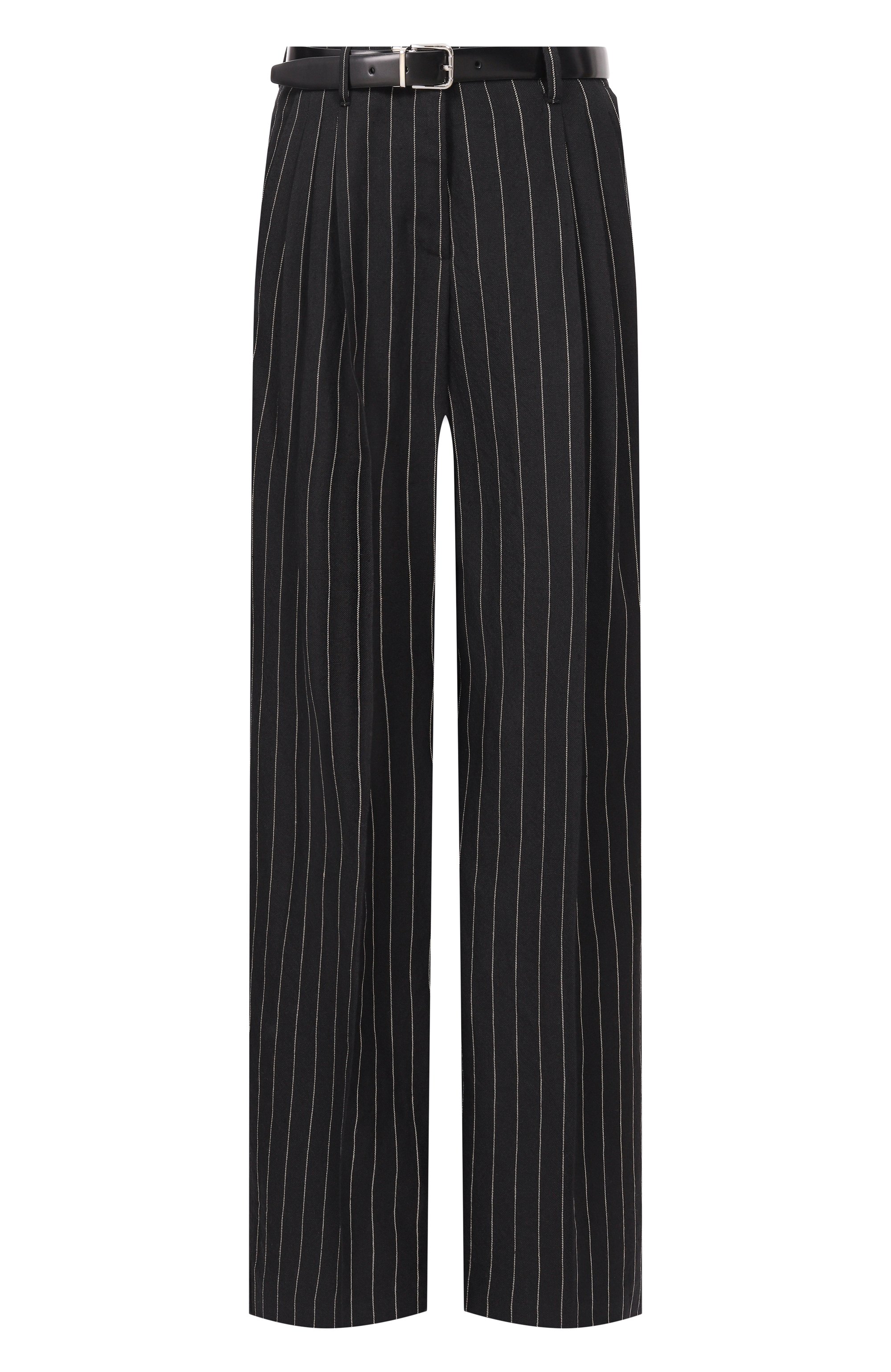 Брюки изо льна и шерсти DOLCE & GABBANA, арт. FTDMIT/FR3F2, фото 1