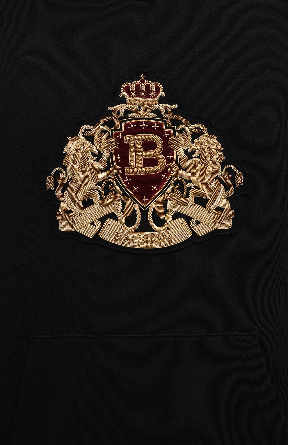 Хлопковое худи BALMAIN, арт. UH03642/J928, фото 5