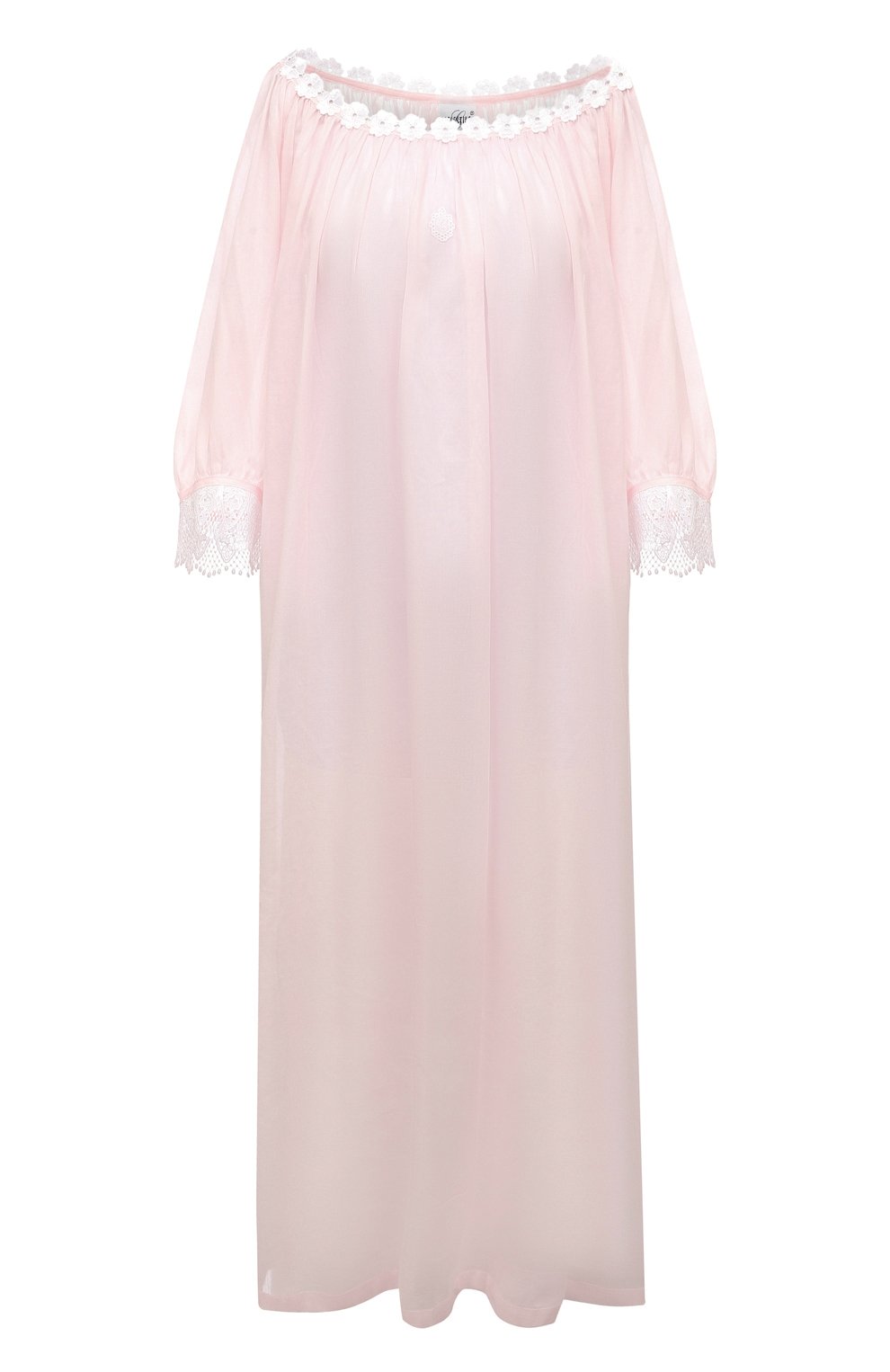 Хлопковая сорочка CELESTINE розового цвета по цене 45400 руб., арт. 10002719/CHARLYN-2 NG, фото 1 Хлопковая сорочка CELESTINE, арт. 10002719/CHARLYN-2 NG, фото 1