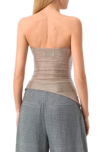 Топ с отделкой стразами GIUSEPPE DI MORABITO, арт. 03PFT0279FC 03212, фото 4