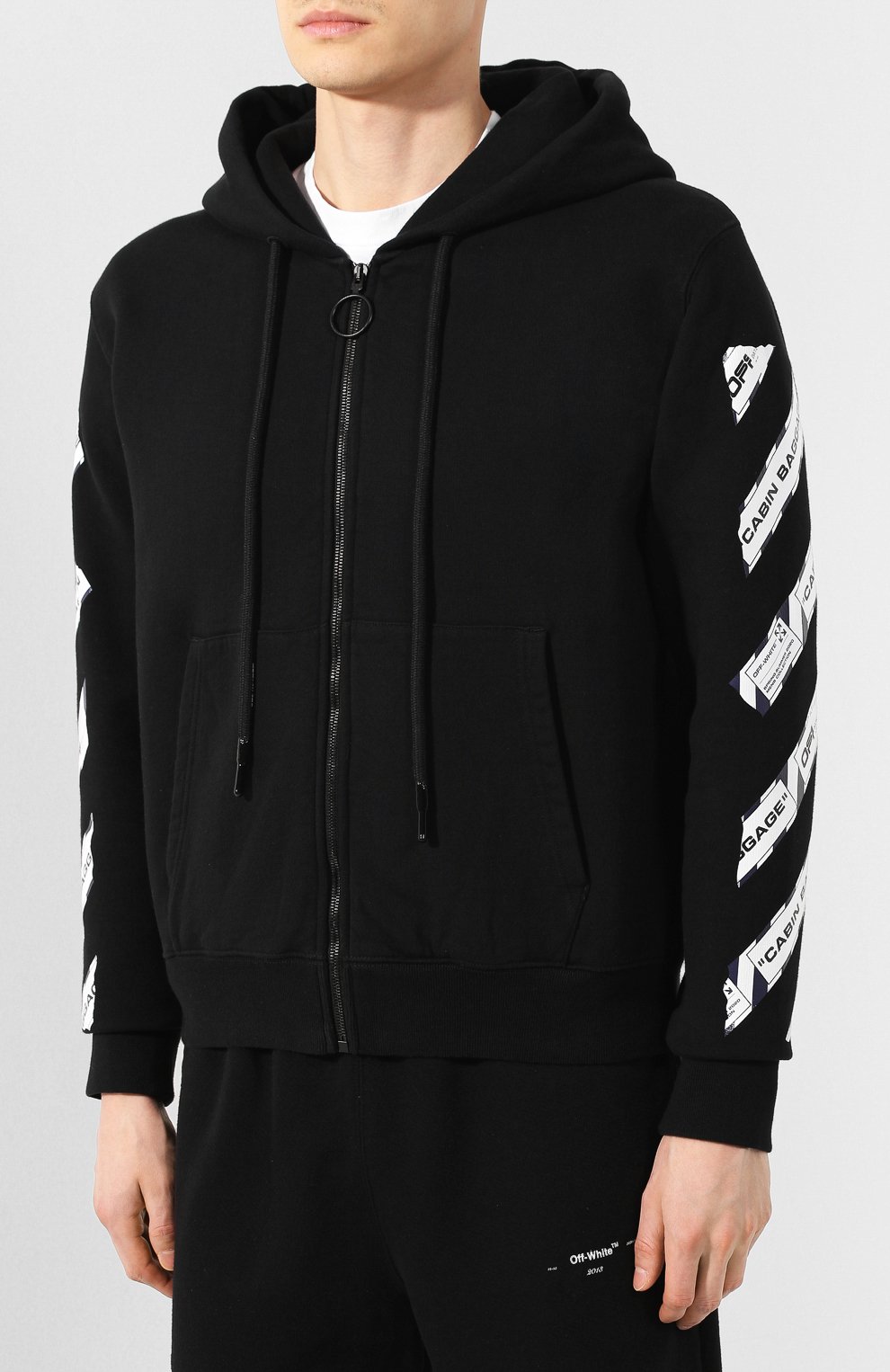 Хлопковая толстовка OFF-WHITE, арт. 0MBE001S20E300031088, фото 3