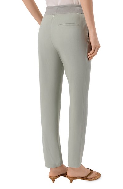 Брюки изо льна и вискозы LORENA ANTONIAZZI, арт. P2640PA80Q/3347, фото 4