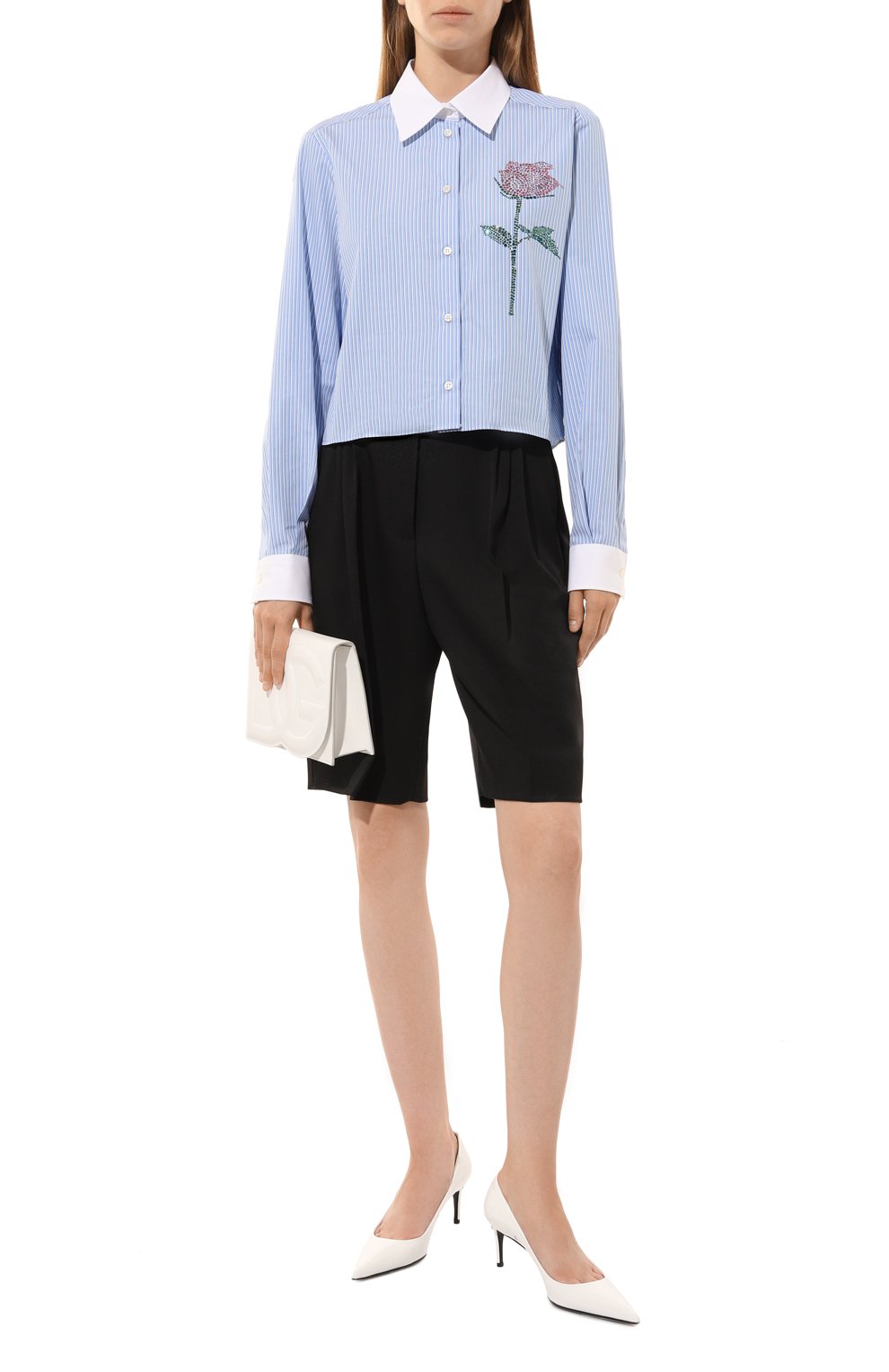 Хлопковая рубашка MSGM, арт. 3741MDE24X/247615, фото 2