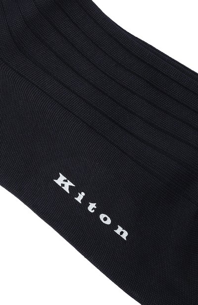 Мужские хлопковые гольфы KITON, арт. UCALZ27K0765H