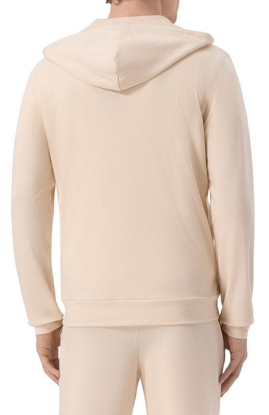 Хлопковая толстовка Zimmerli 1357-21144 Бежевый  1357-21144 Фото 4